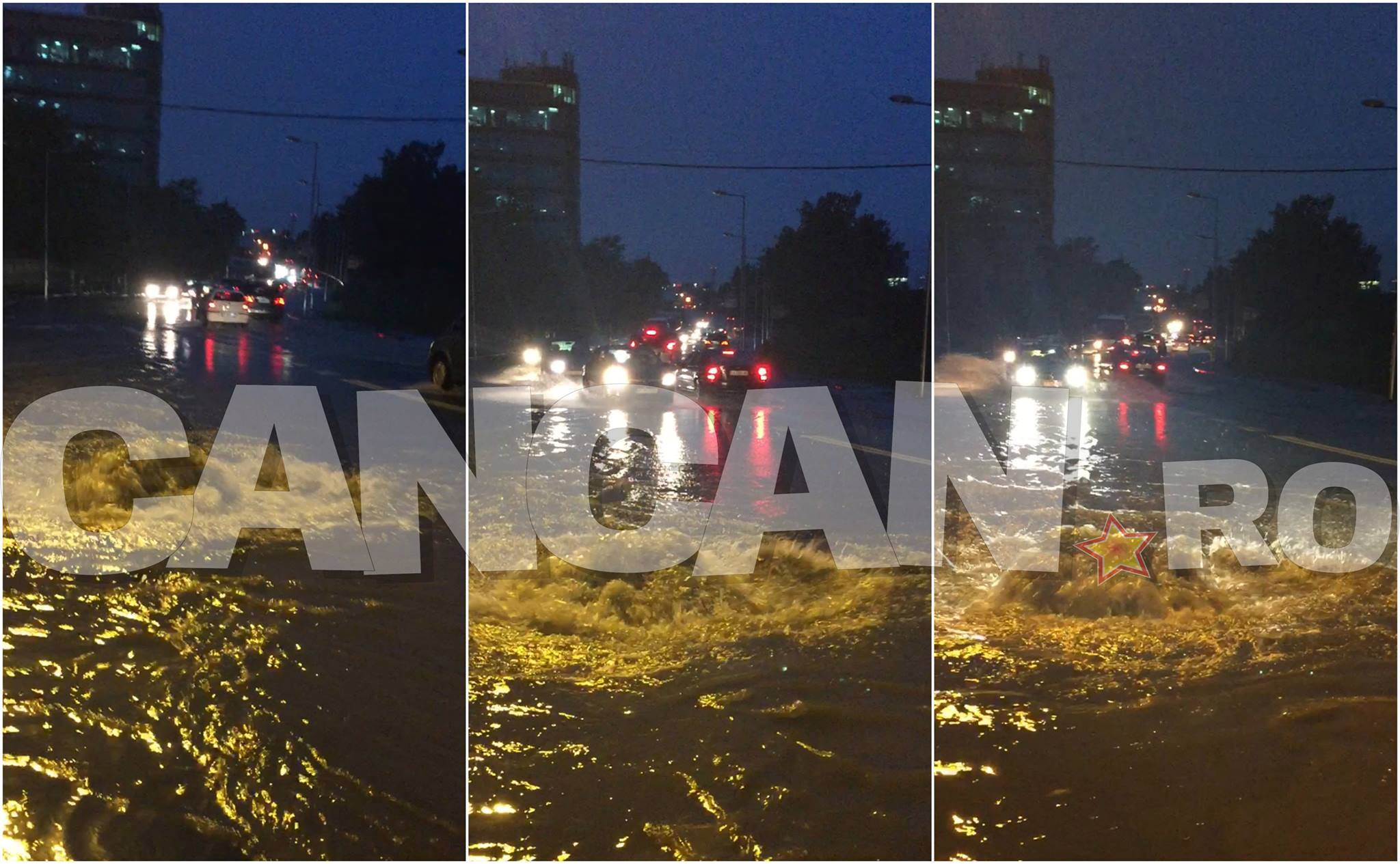 Cam aşa arată acum inudaţia din Pipera