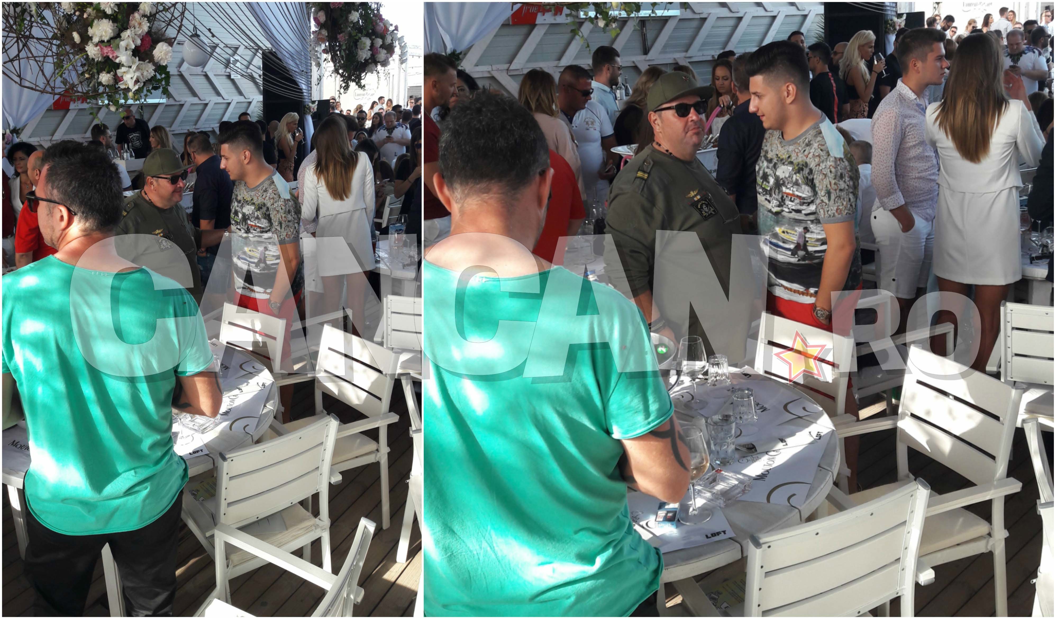 Piedone a petrecut regeşte la malul mării, cu frapiere pline de alcool!