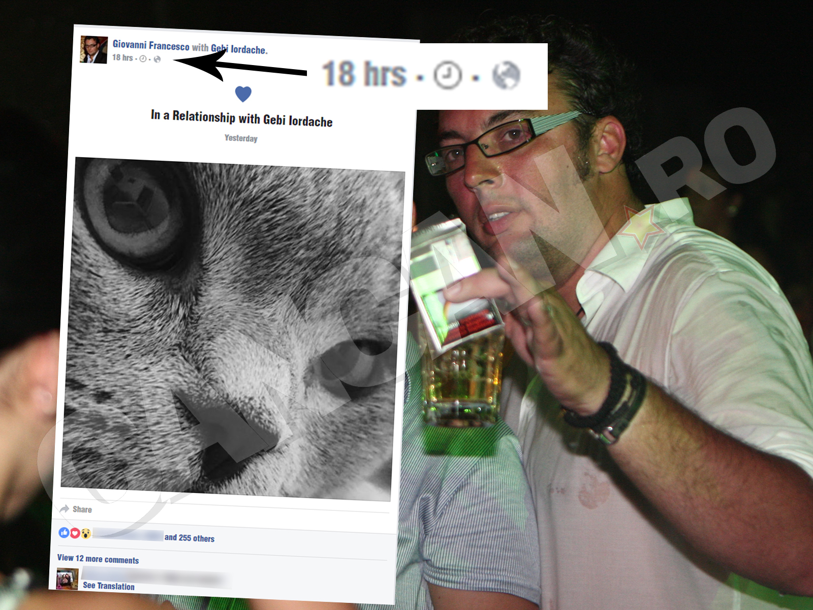 Ca sa o imbuneze, Giovanni a recunoscut public ca formeaza un cuplu cu Gebi.