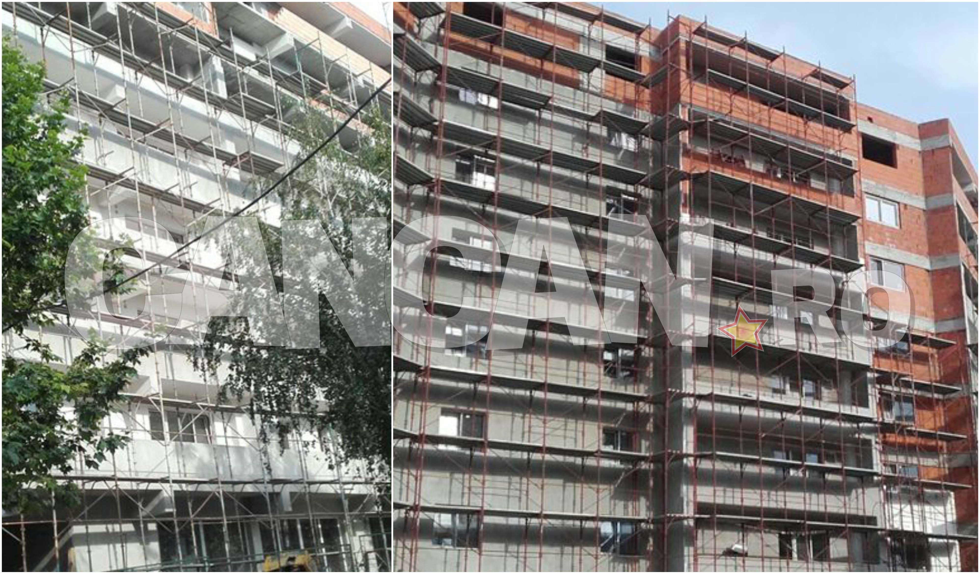 Construcţiile au fost oprite.