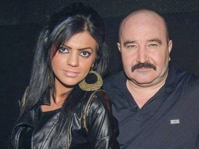 Nuţu şi Claudia, soţia sa