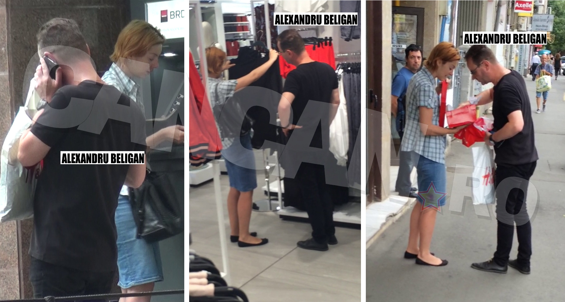 Alexandru Beligan alături de soţia lui au mers la cumpărături, făcând primele pregătiri pentru înmormântare