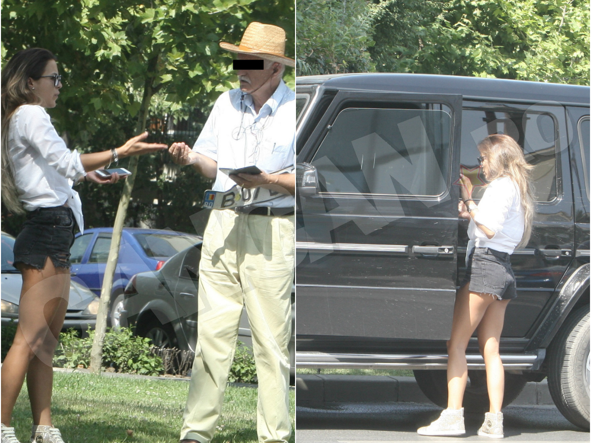 Ioana Tamaş se afla la volanul unui Mercedes G-Class