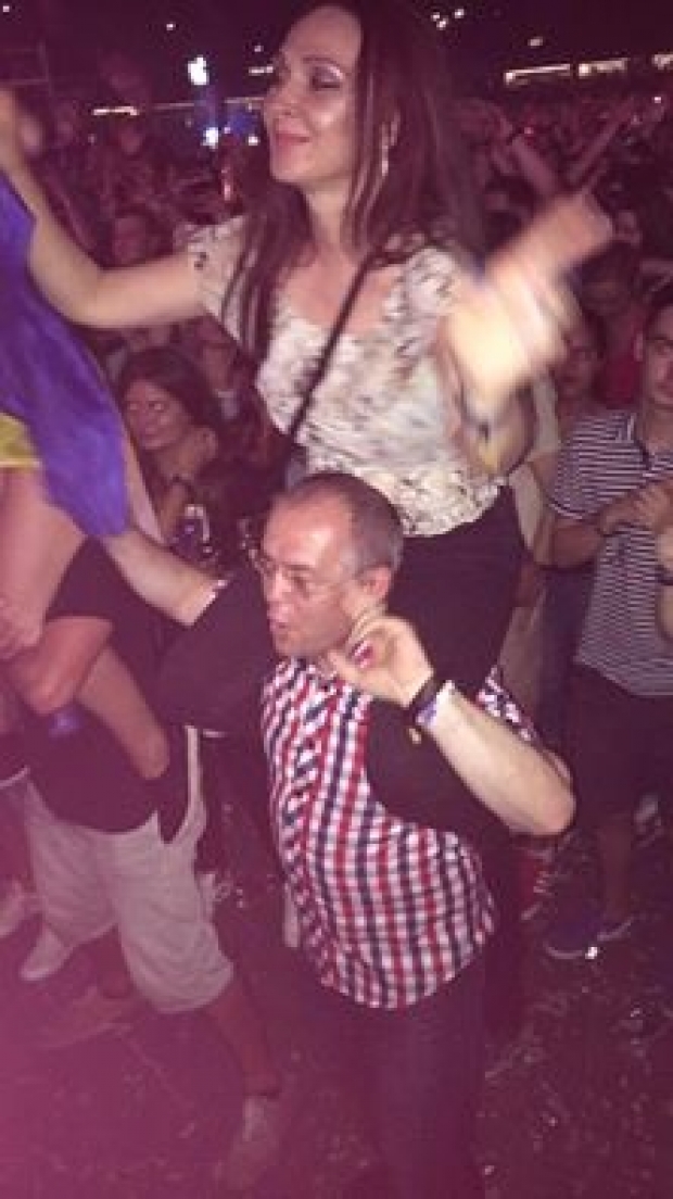 Emil Boc şi soţia lui s-au distrat la Untold.