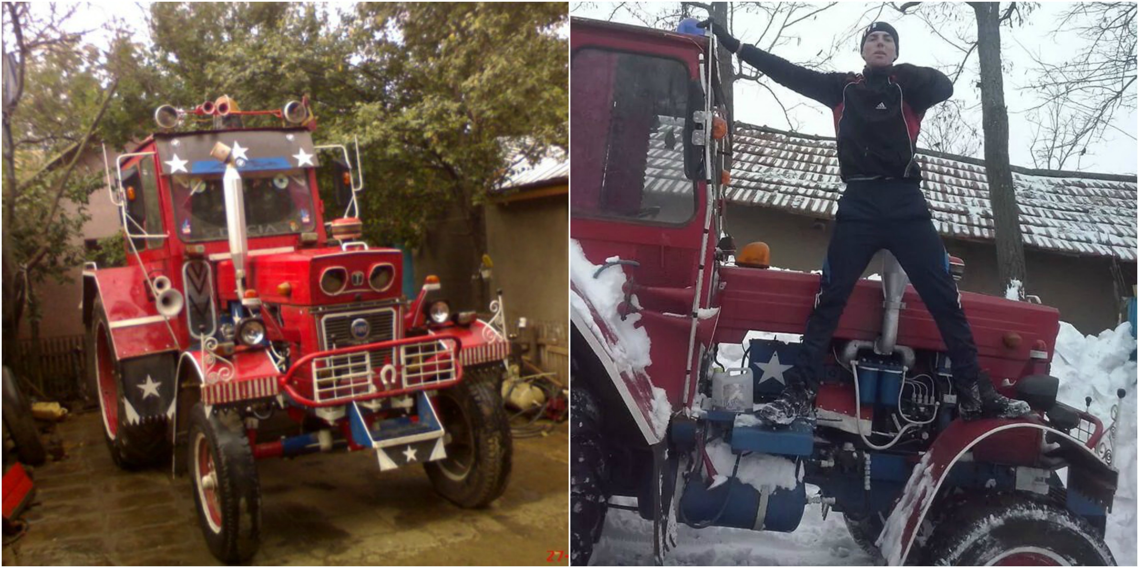 Geo Universalu' a devenit celebru peste noapte după ce s-a lăudat cu un... tractor tunat!