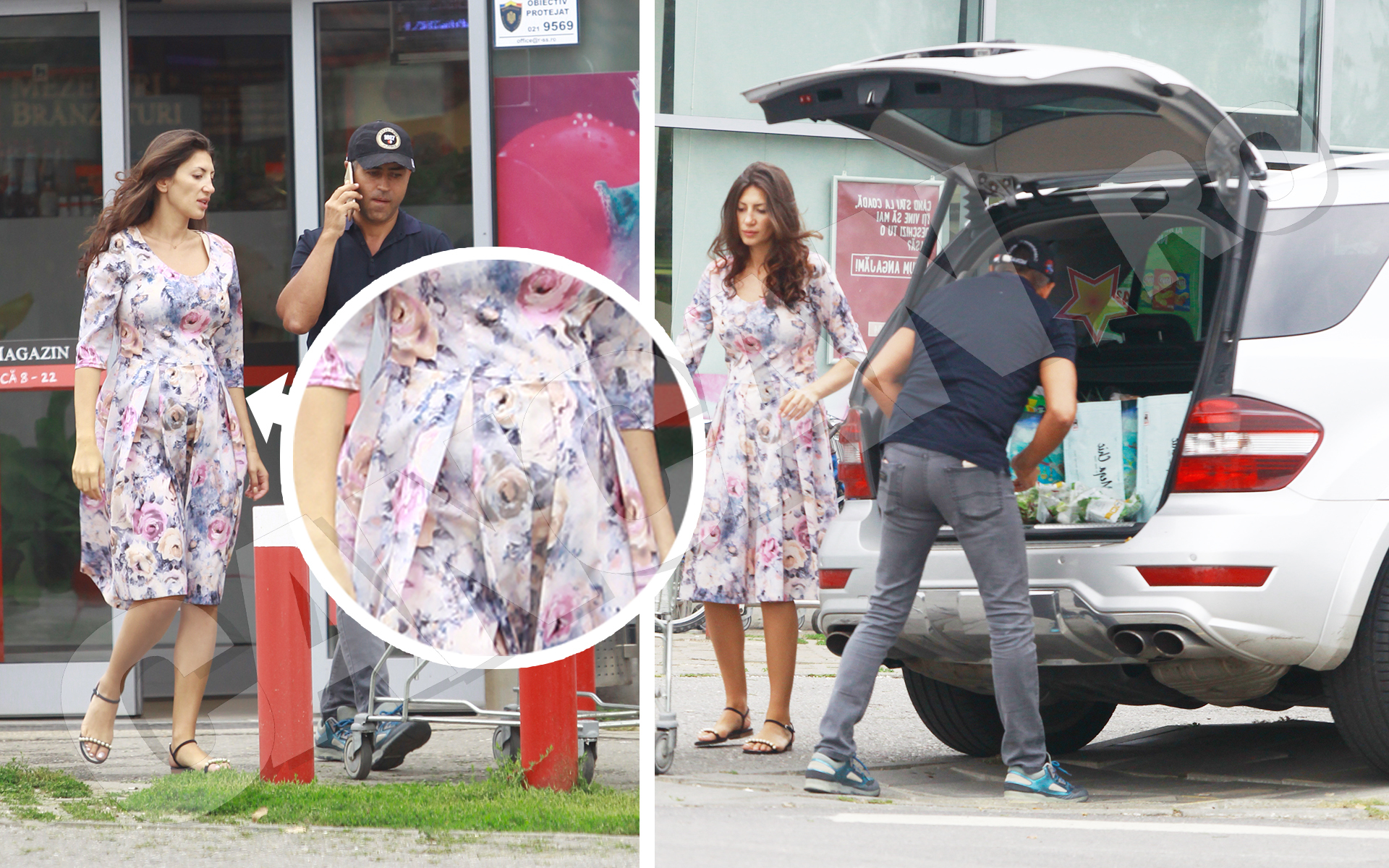 Remus Truică a fost extrem de protector faţă de Diana, a cărei burtică de gravidă a început să se cunoască din ce în ce mai mult