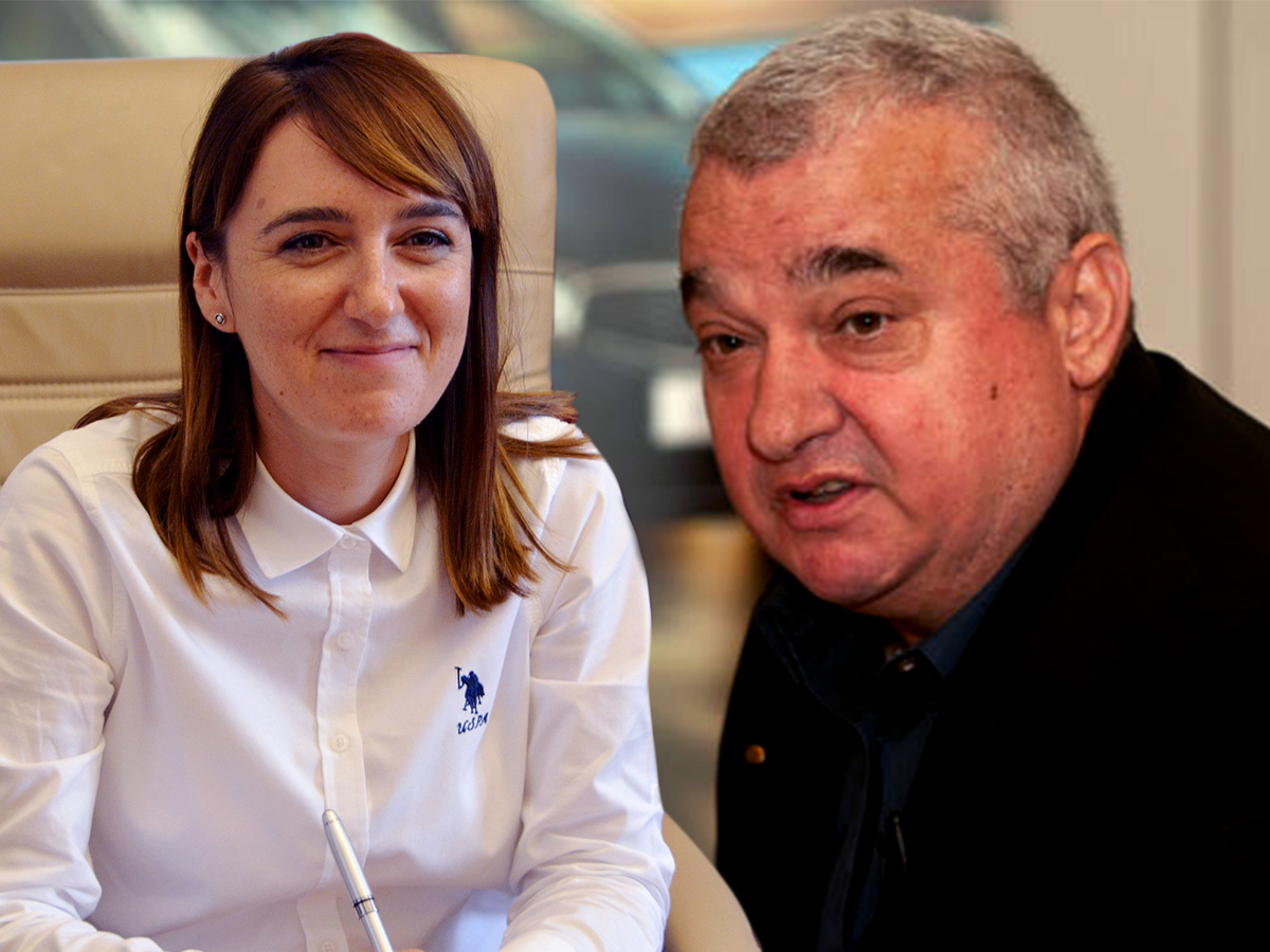 Actualul viceprimar al Sectorului 1, Daniela Popa (28 ani) şi omul care a stat în spatele numirii ei, milionarul Gheorghiţă Liviu Goncea