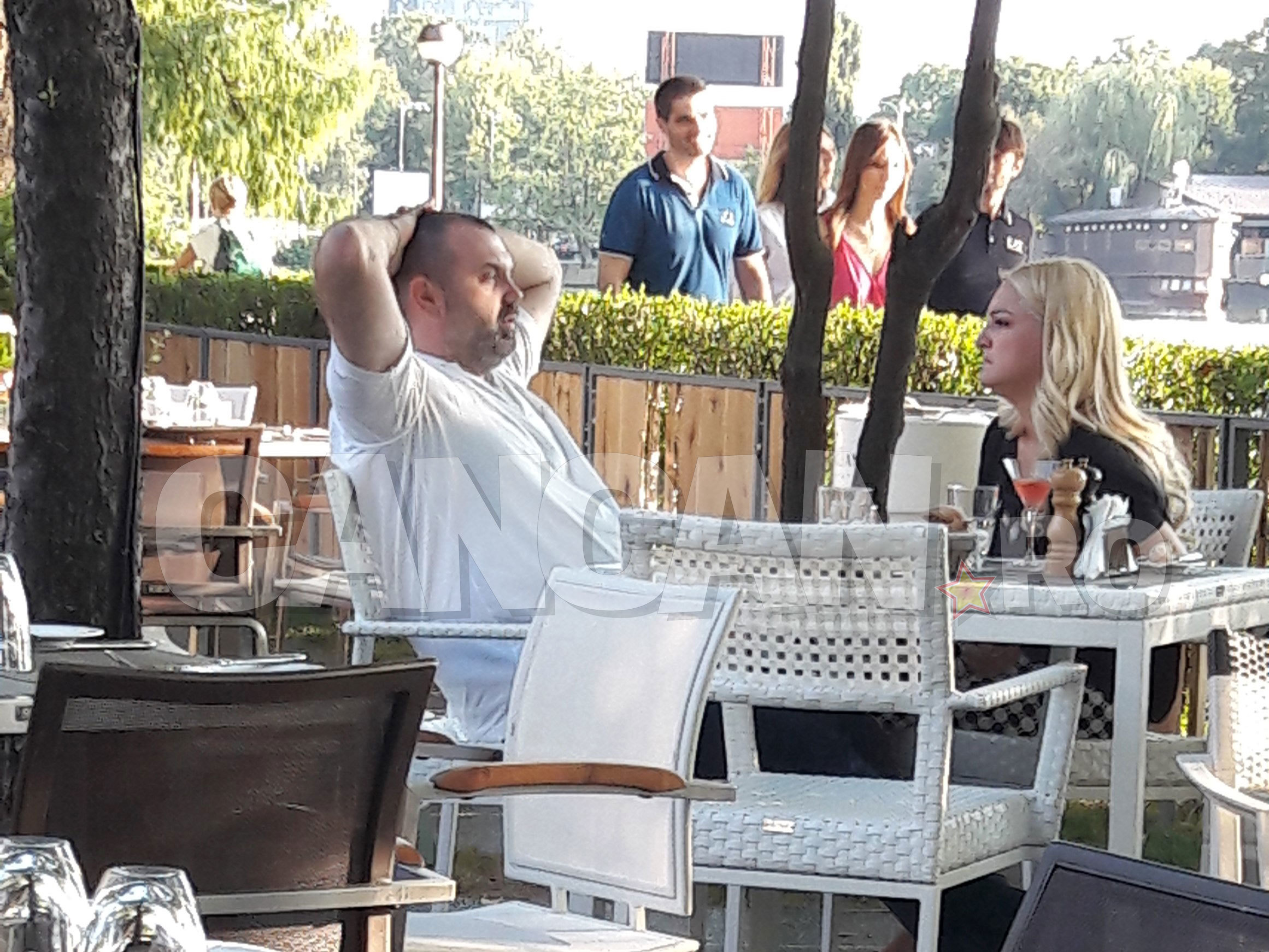 Horia Simu a fost deosebit de relaxat la masă