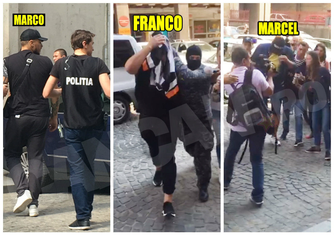 Mai mulţi membri ai clanului ”Calu” au fost ridicaţi de mascaţi