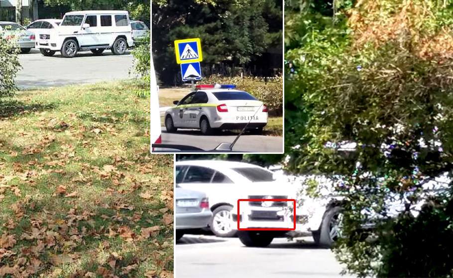 Poliştii i-au confiscat numerele de la maşină moldoveanului Valerian Mînzat.