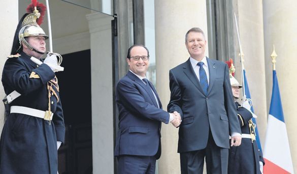 Preşedintele Franţei s-a întâlnit cu Klaus Iohannis