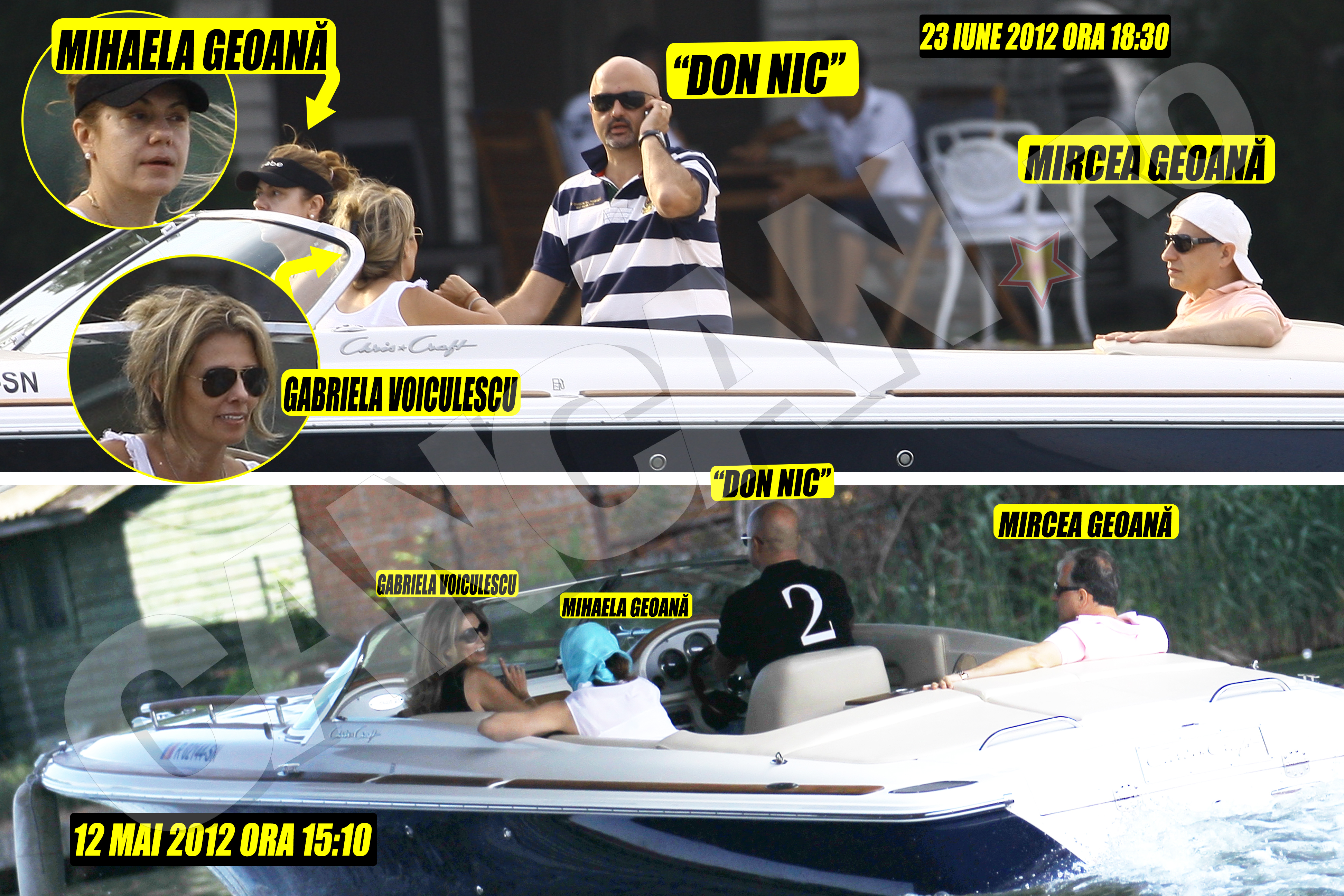 Familia Geoană a fost fotografiată în 2012 cu cel mai mare lobbyst din industria pharma la bordul unui superb Chris Craft de aproximativ 1 milion de RON