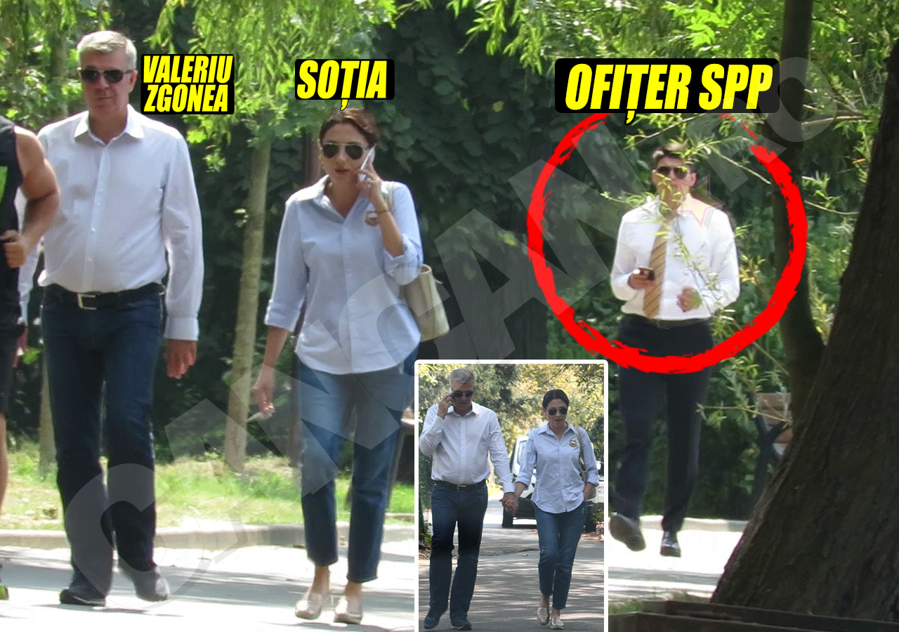 Zgonea şi soţia acestuia au fost păziţi de SPP în timp ce se plimbau prin Herăstrău 