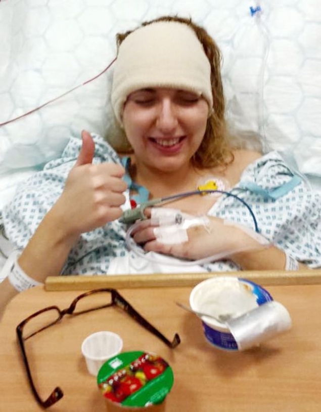 Tânăra a fost diagnosticată cu cancer.