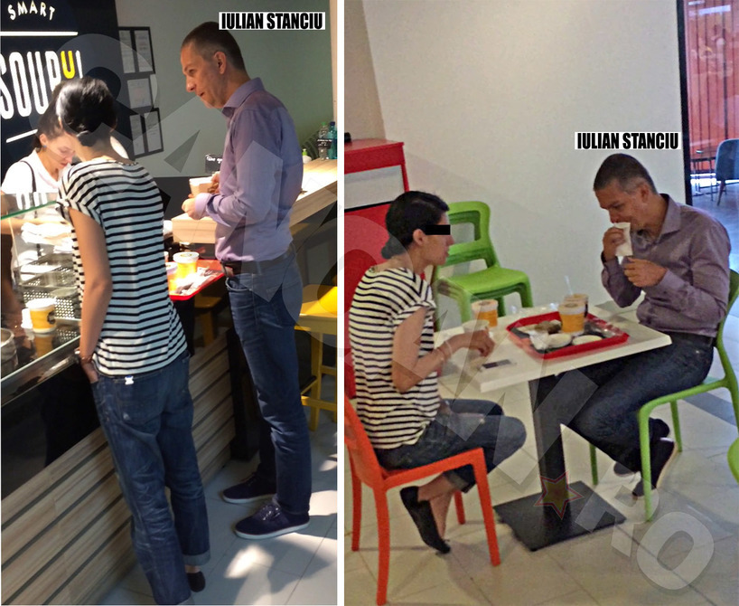 Cu doar două luni de zile în urmă, Iulian Stanciu şi-a scos o colegă corporatistă să ia prânzul la „Împinge tava“