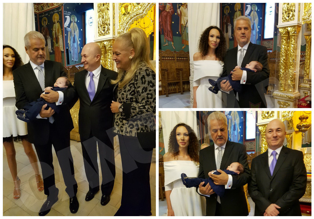 Naşii micuţului au fost Adrian şi Dana Năstase