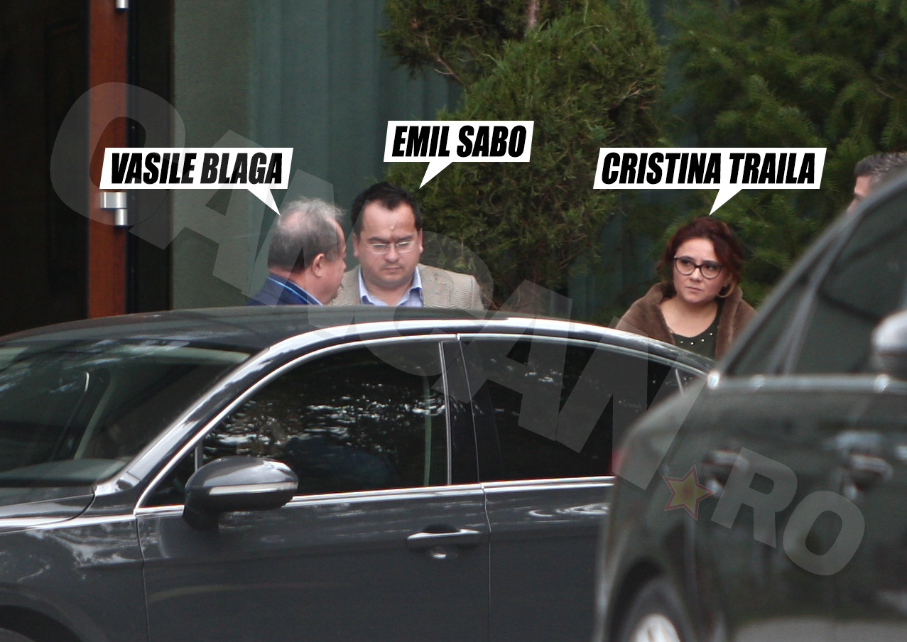 Vasile Blaga i-a invitat la masă pe Cristina Trăilă şi pe Emil Sabo.