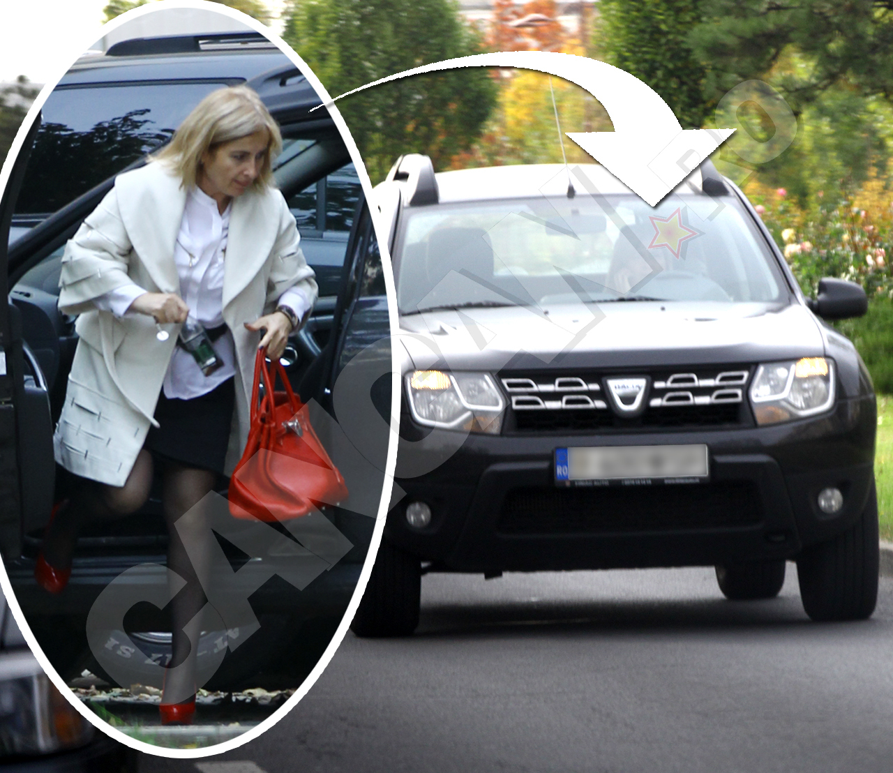 Mirela Ioniţă conduce o Dacia Duster nou, nouţă