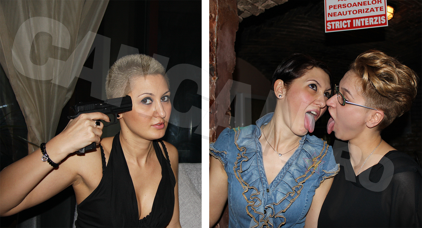 Nici cu o prietenă nu-i stă rău doamnei Pistol...pardon, Ciocan!