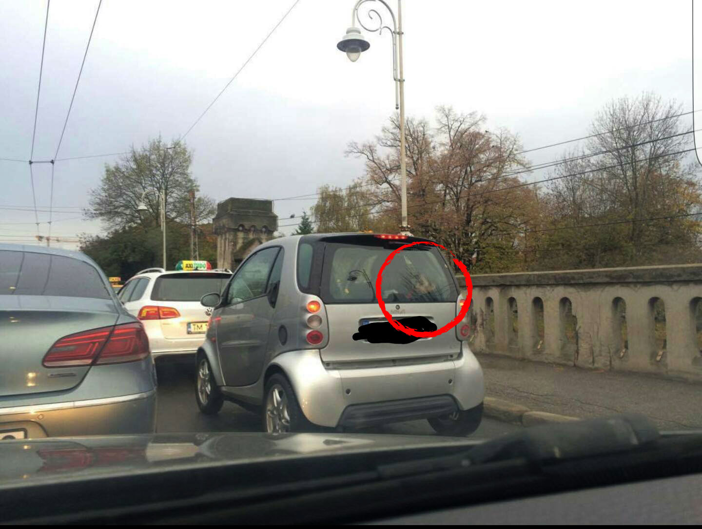 Copilul a fost plasat în...portbagaj!