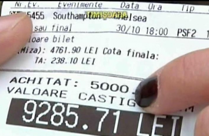 Acesta este biletul ”câştigător”
