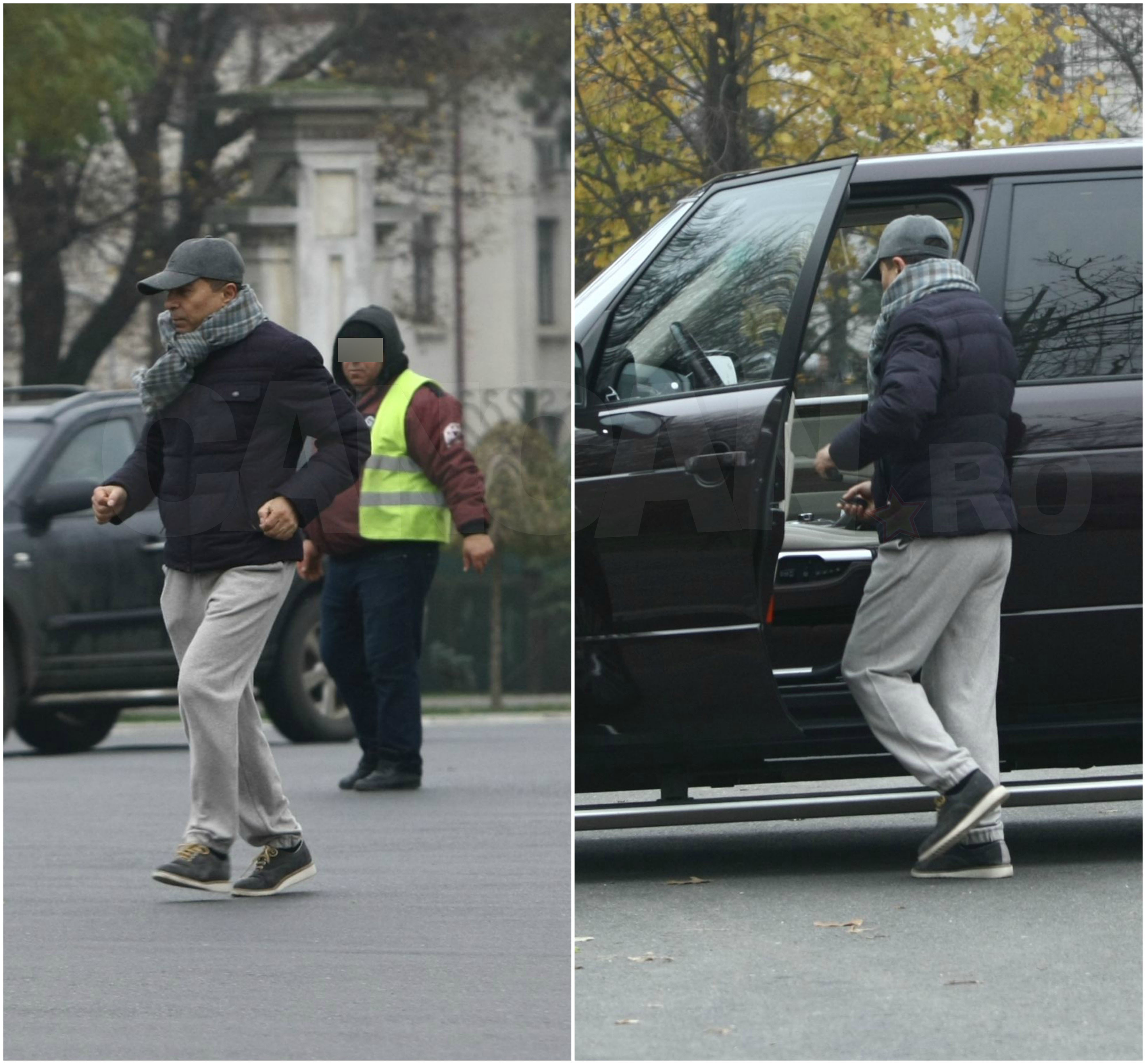 Presat de termenul limită anunţat de Gabriela Firea, Vasile Turcu a mers într-o inspecţie matinală la şantierul de la Arcul de Triumf.