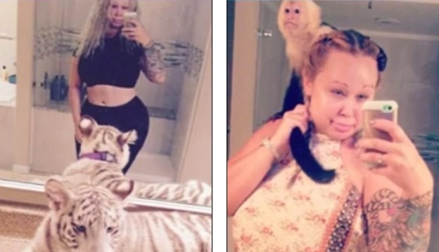 Trisha îşi ţinea fiica de 14 ani în casă cu animalele sălbatice.