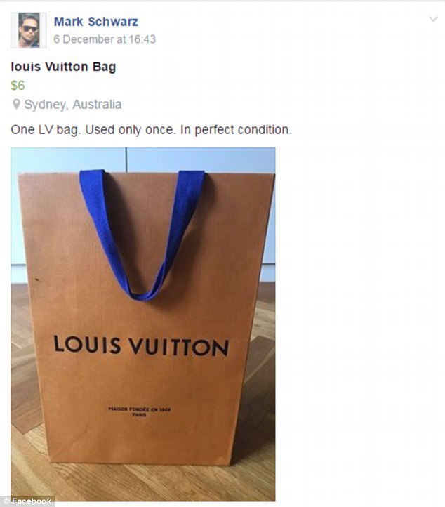 Pungă marca Louis Vuitton, scoasă la vânzare pentru 6 dolari