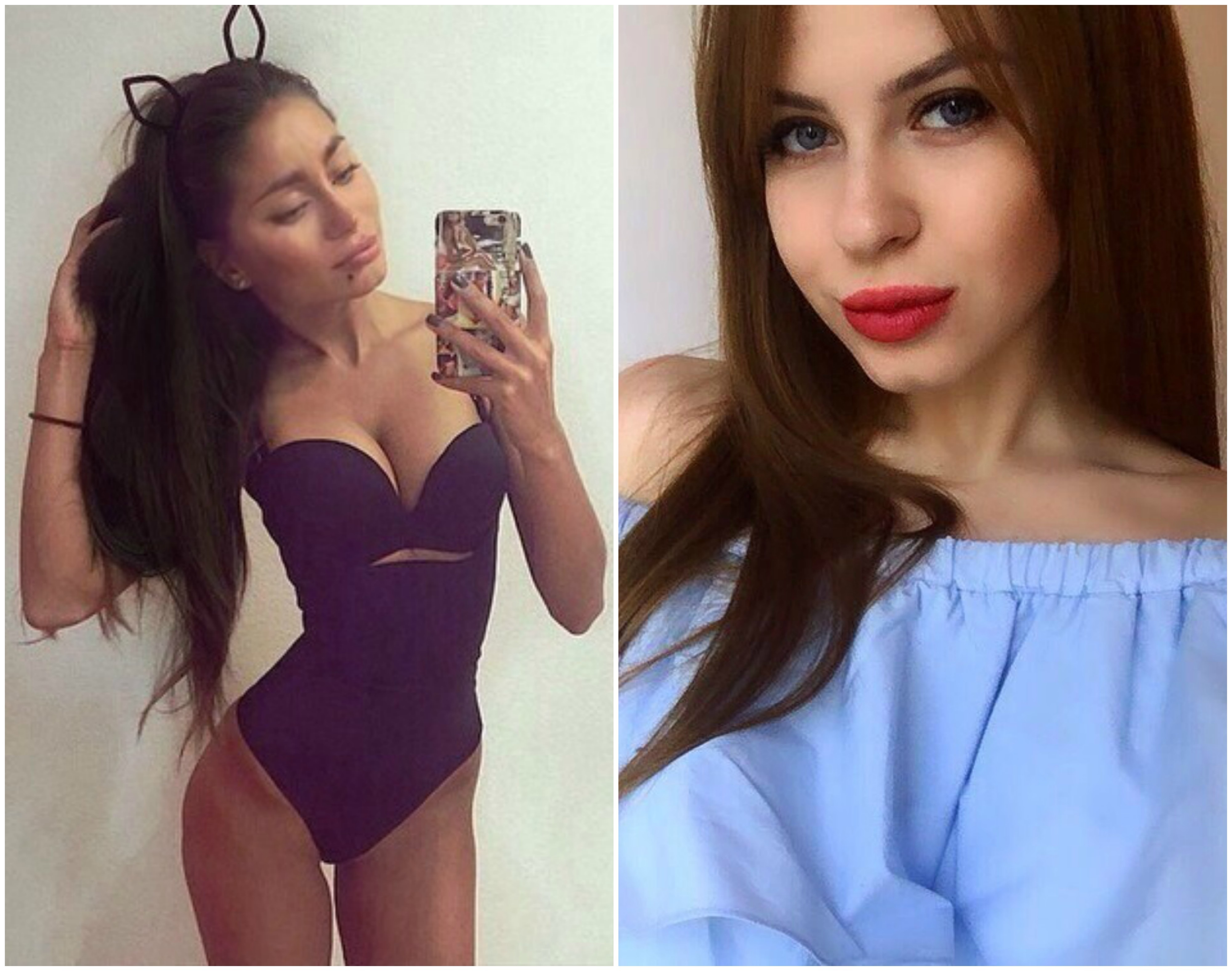 Julia (stânga) şi rusoaica Ariana (dreapta) îşi vând virginitatea prin intermediul aceleaşi agenţii.