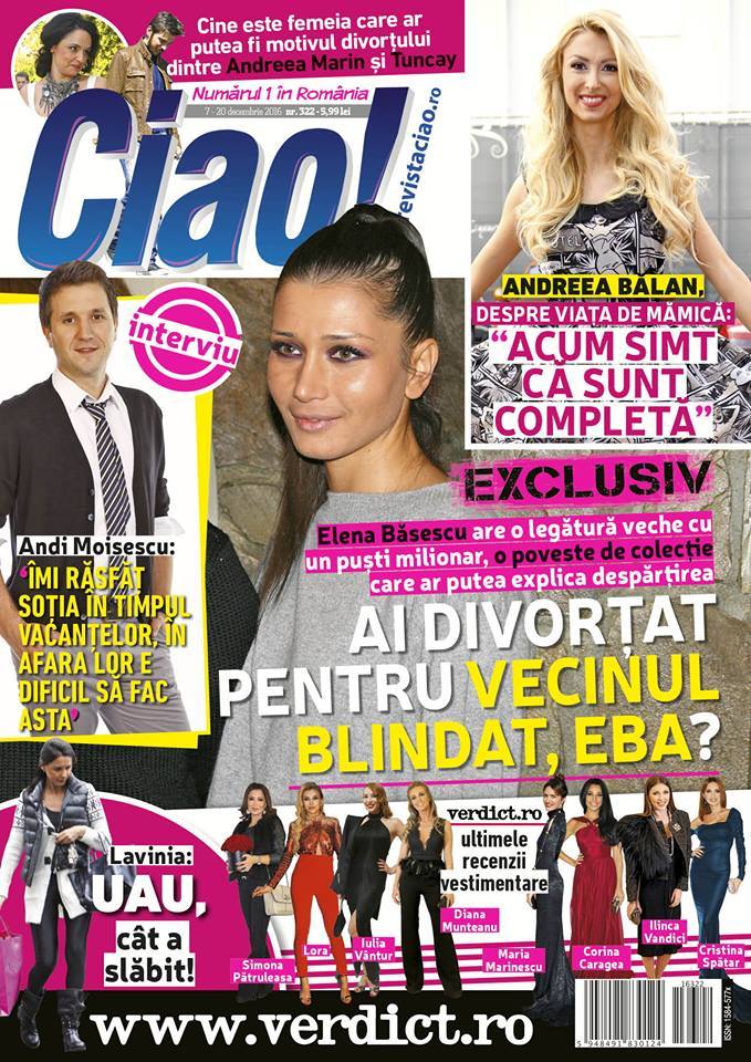 Copertă revista Ciao! nr. 322