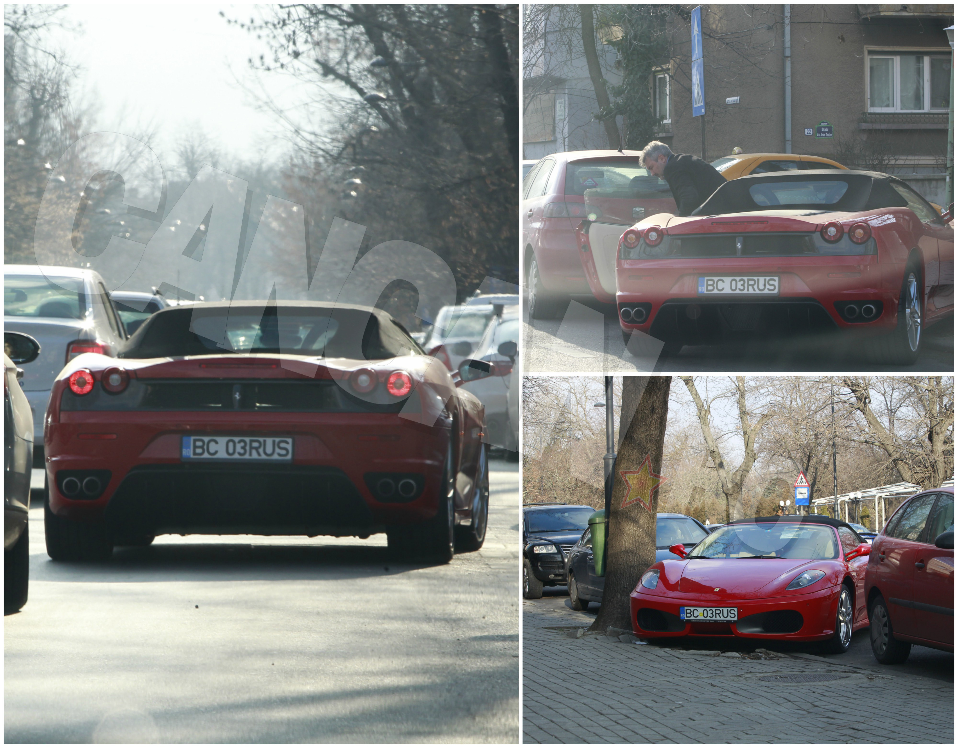 Imperiul financiar creat cu o serie de firme în domeniul construcţiilor i-au permis lui Costică Rusu să cumpere şi un al treilea Ferrari decapotabil!