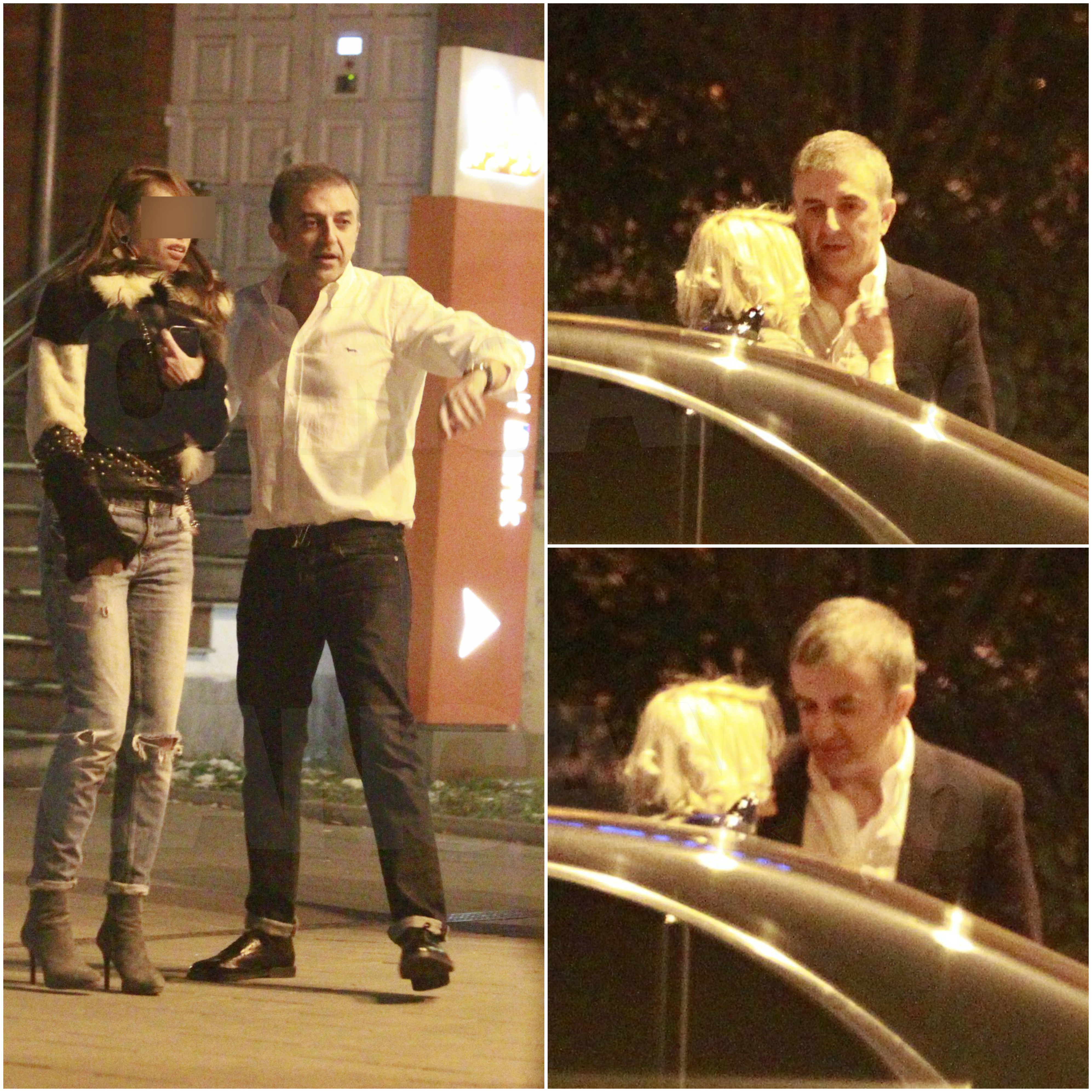 După ce a avut grijă ca o amică să ajungă cu bine la maşină, Savas Gunata a început un adevărat preludiu cu o blonduţă jucăuşă, care nu se mai dezlipea de milionar!