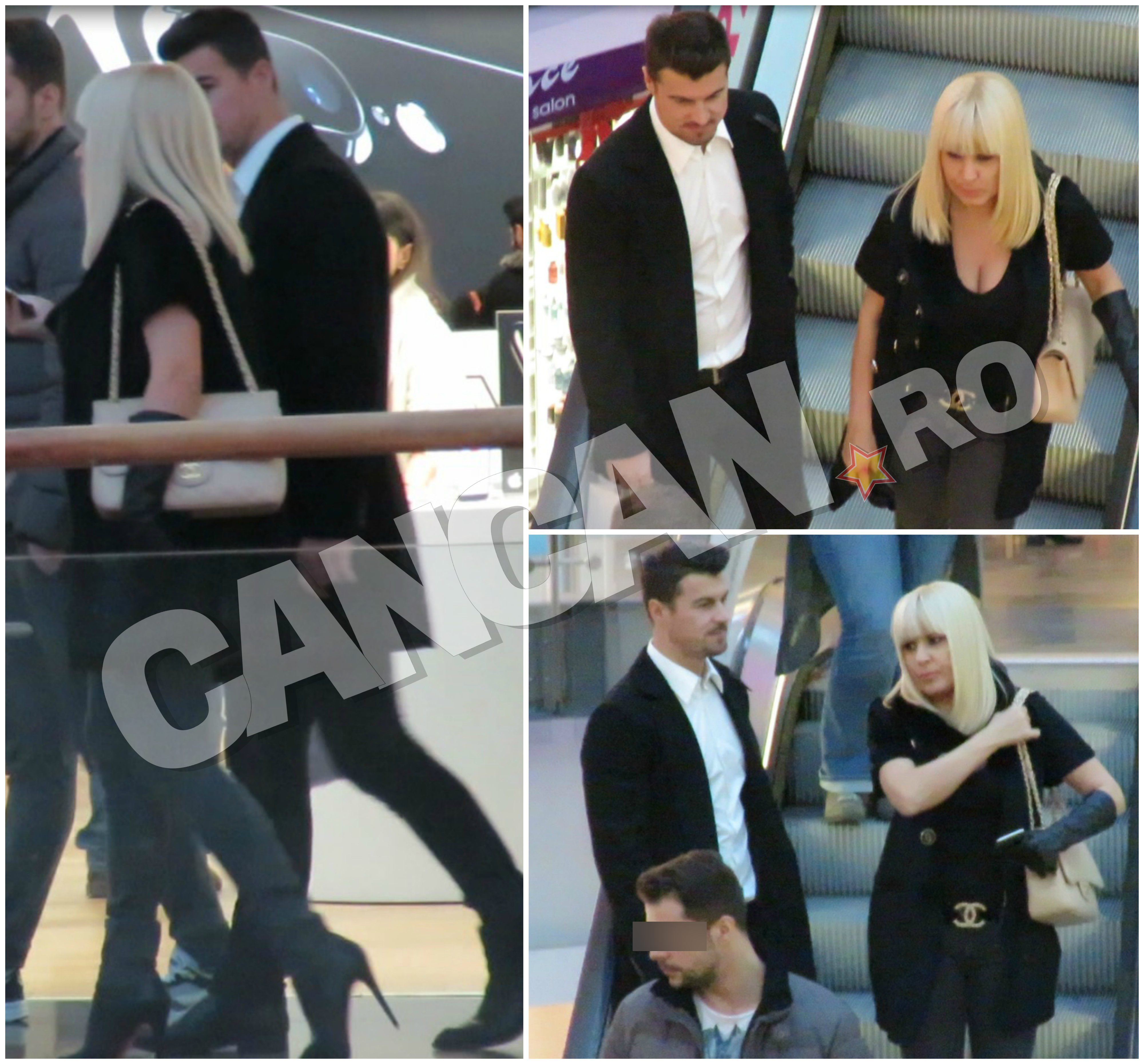 Elena Udrea a mers la cumpărături imediat după Crăciun, mai mulată ca niciodată, alături de Alexandrov, bărbatul care i-a cucerit inima în această vară.