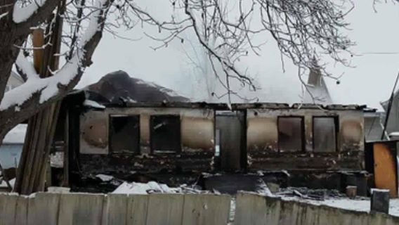 În urma incendiului au rămas doar ruine şi lacrimile de durere ale celor care l-au cunoscut şi l-au ajutat...