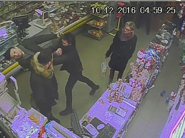 Bătaia a avut loc într-un magazin non-stop