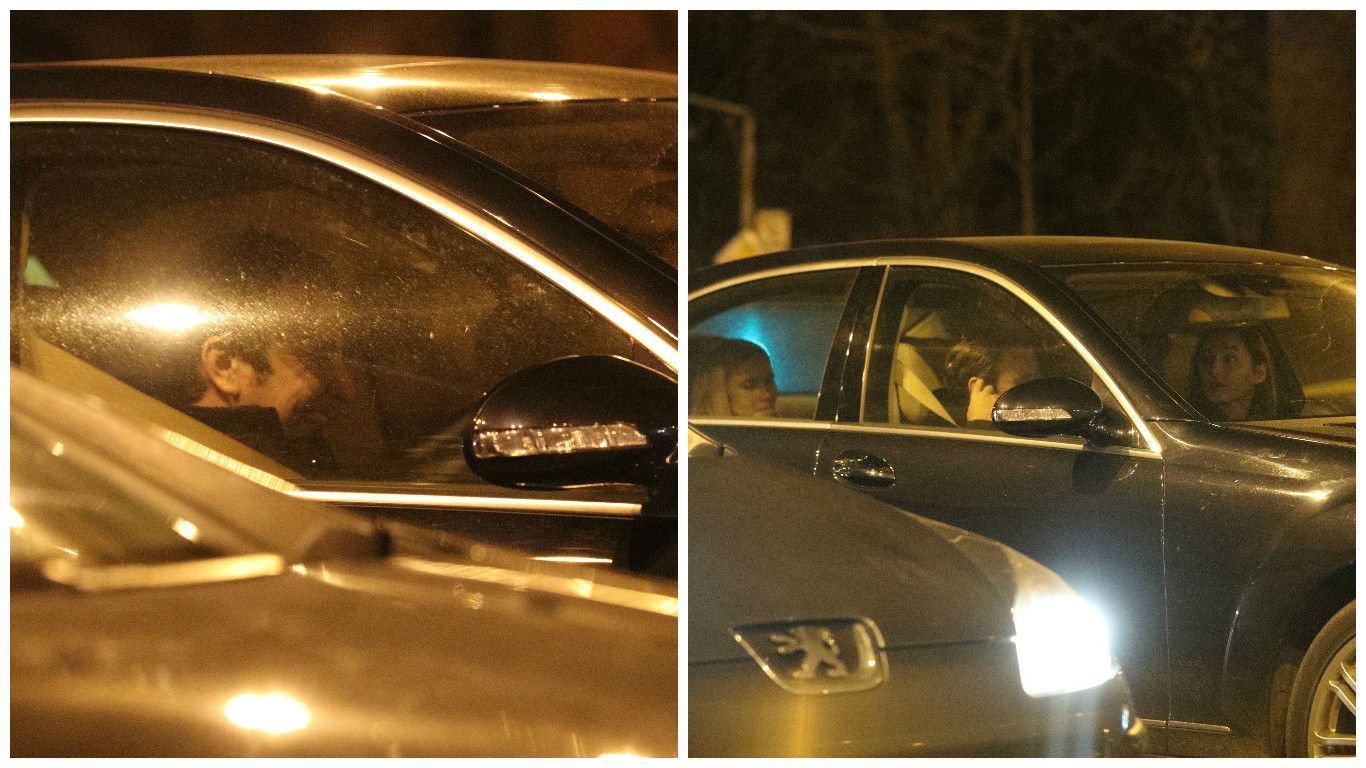 Diana Videanu şi-a dus prietenii acasă după petrecere.