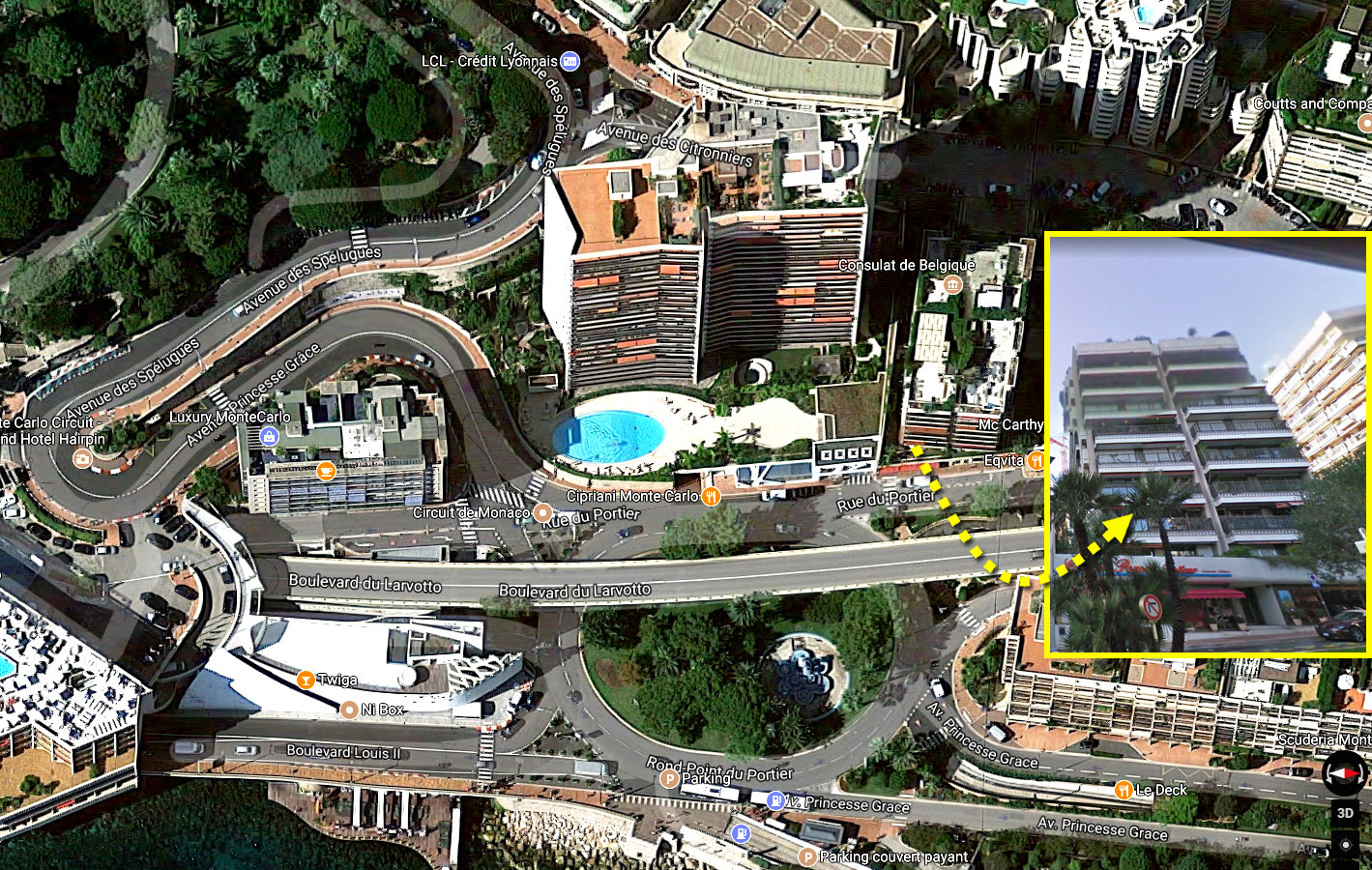 Ion Bazac deţine un apartament de 1,2 milioane de euro în blocul Mirabeau din Monaco. Acesta se află chiar în apropierea celebrei curbe a circuitului de Formula 1 din Principat