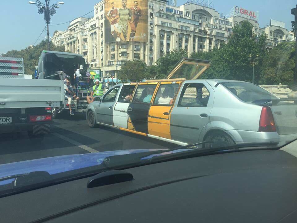 Aşa arată Loganul-limuzină ”romanian style”