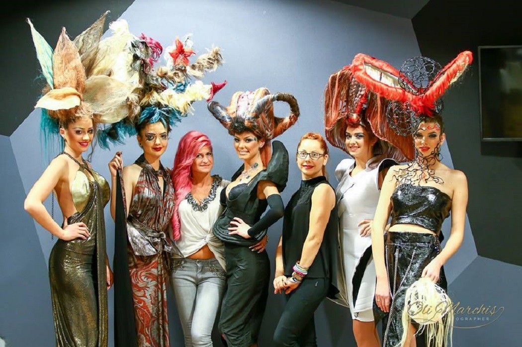 Coafurile extravagante create de Adriana Popescu