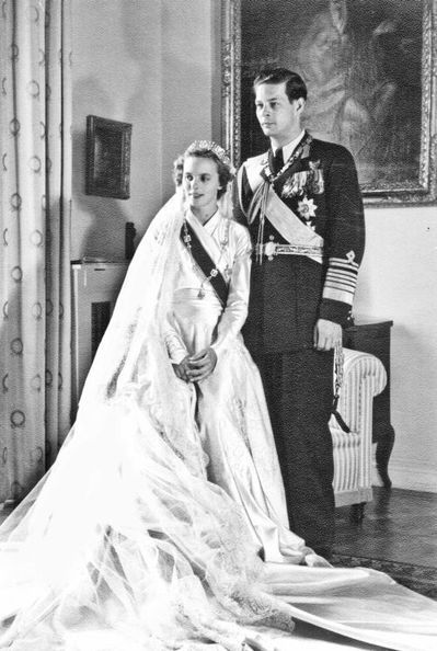 Imagine de la nunta Regelui Mihai 