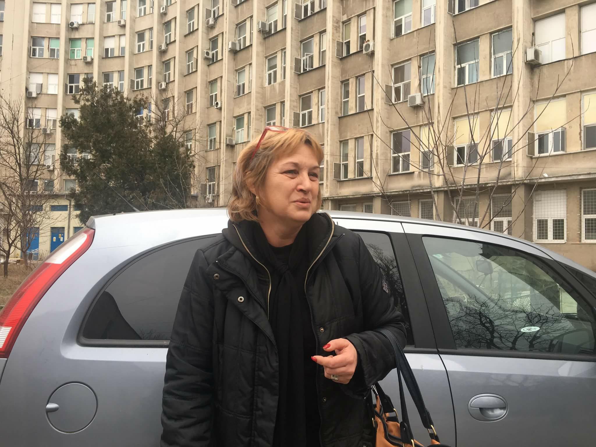 Corina Ciobanu - soţia victimei 