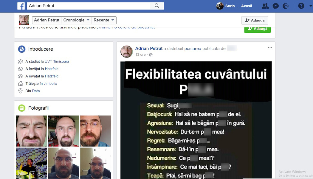 Directorul e de părere că textul despre