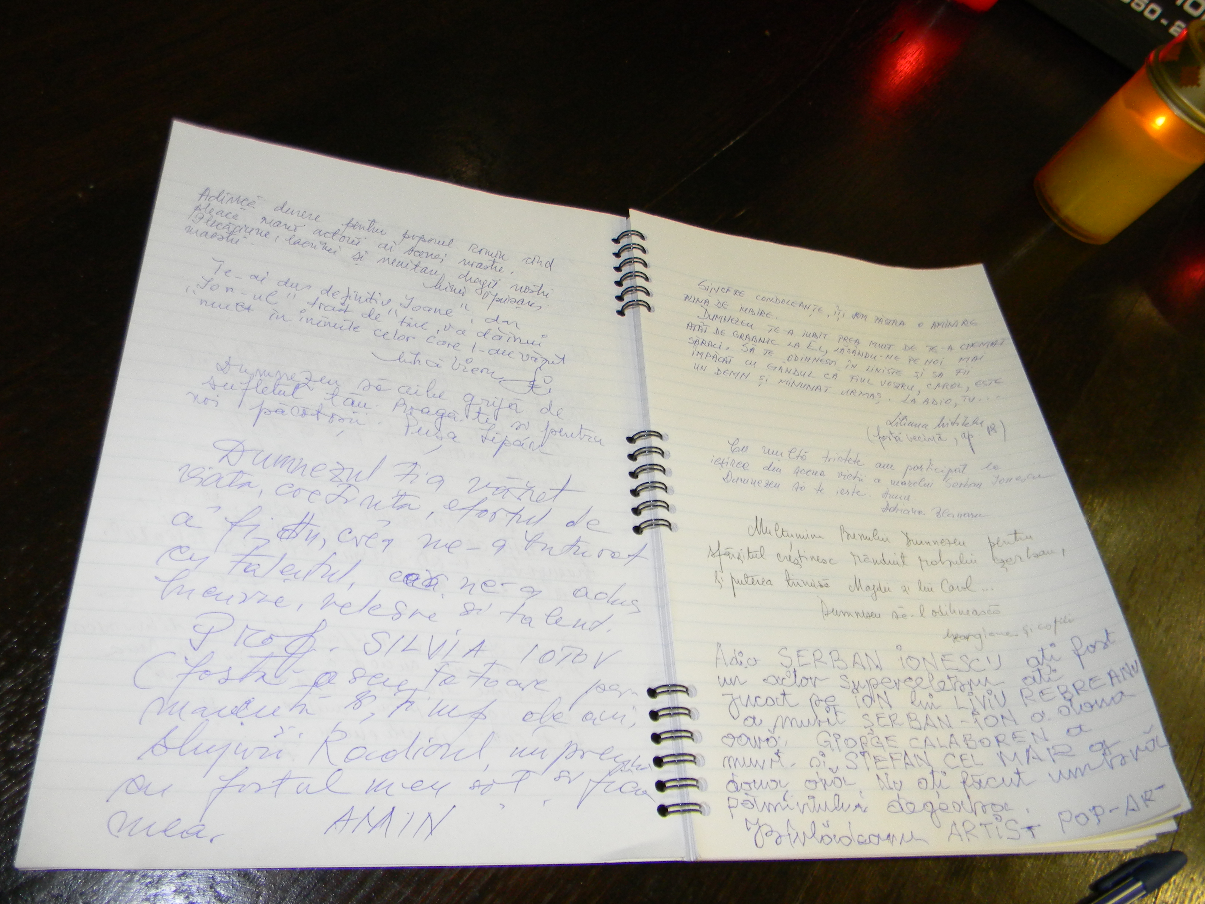 Fostii colegi, vecini si prieteni au lasat cuvinte tulburatoare despre omul si actorul Serban Ionescu