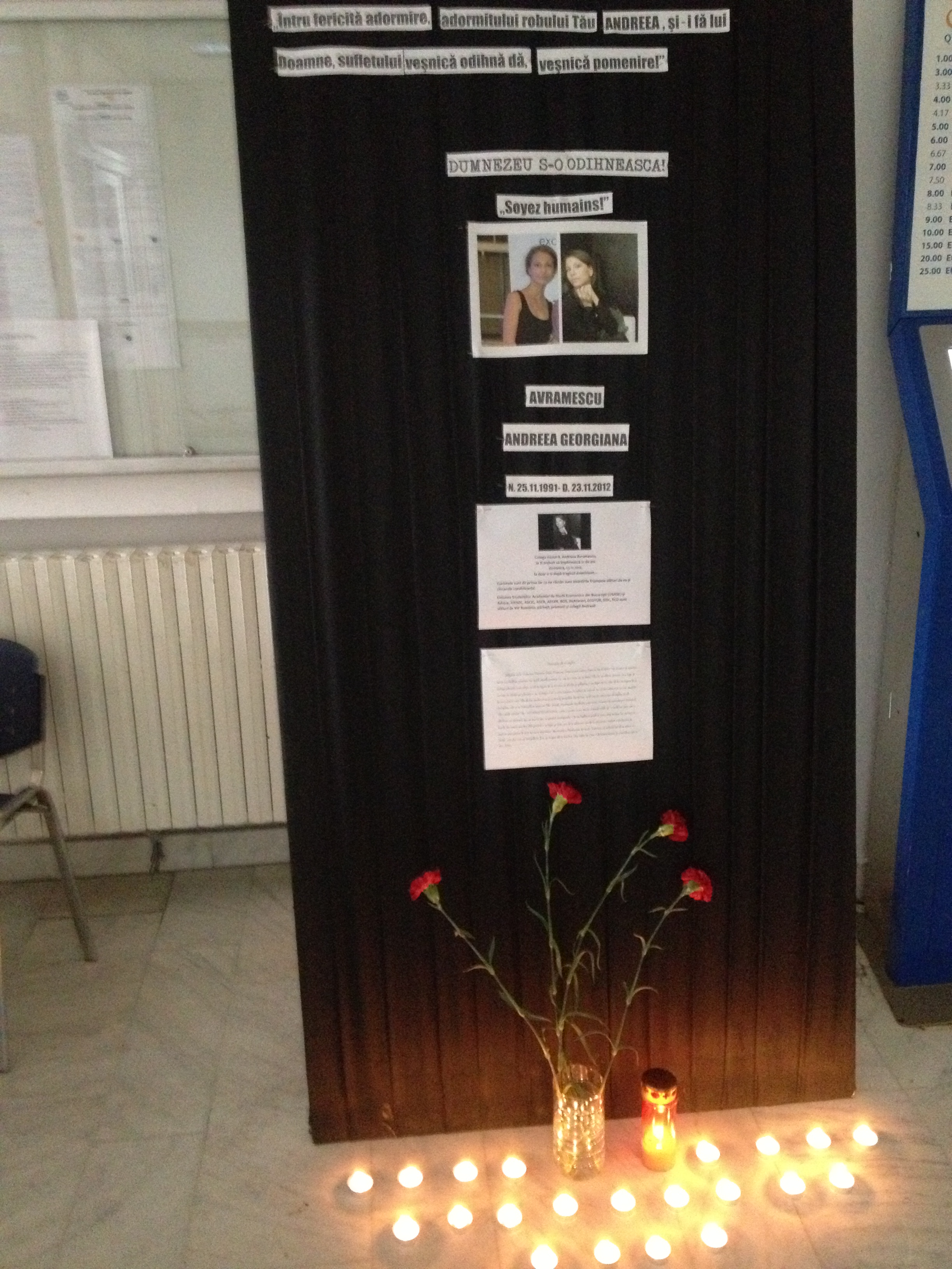 Andreea Avramescu a fost o studenta stralucita