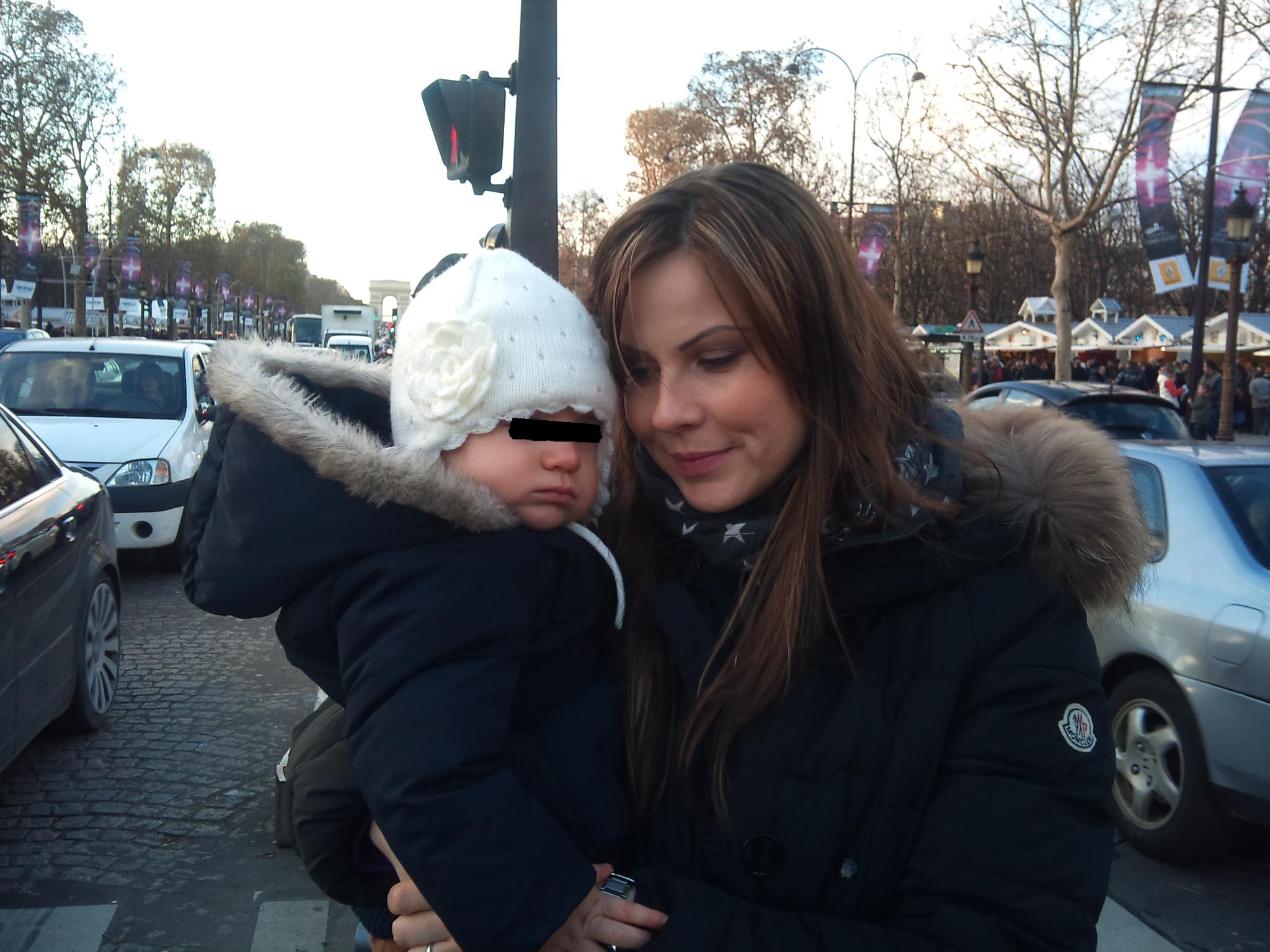 Doinita Veleanu, impreuna cu fiica ei