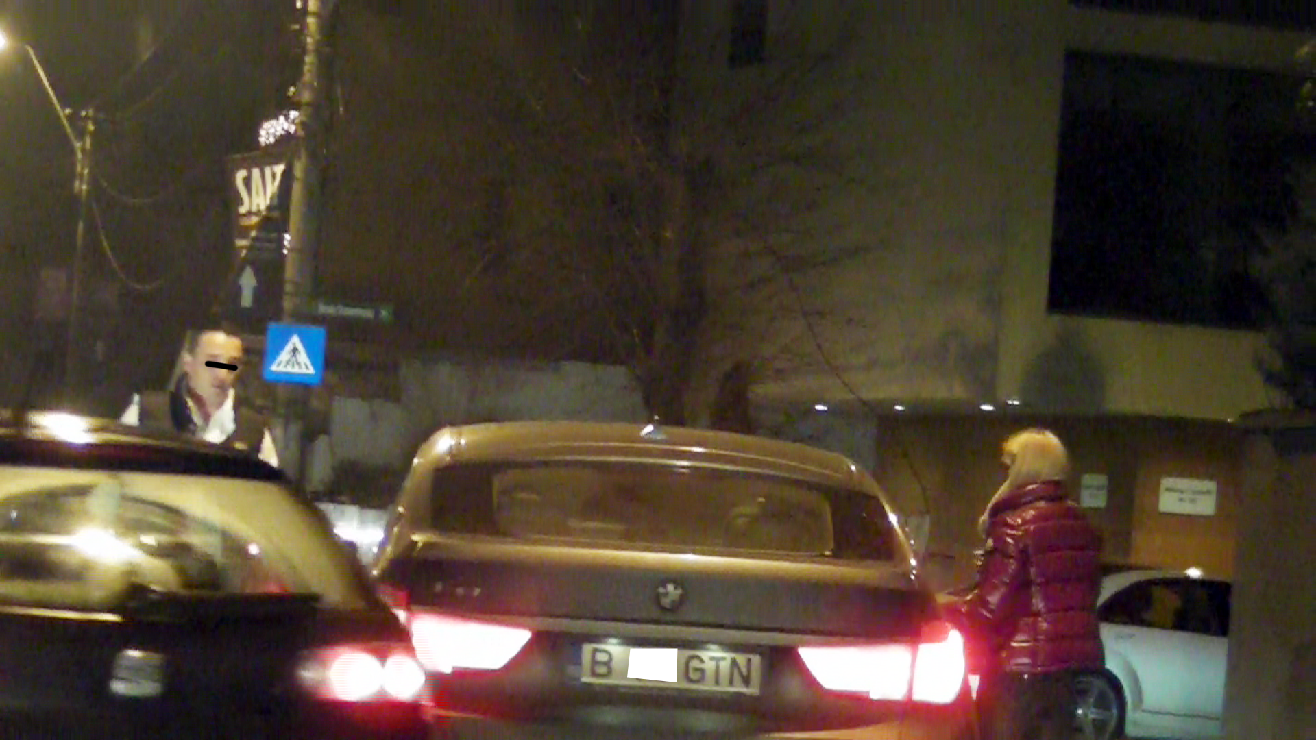 Femeia a facut plangere la politie la scurt timp dupa ce scandalul s-a terminat