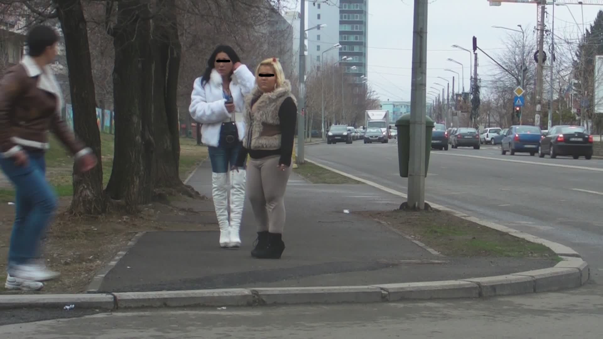 Fetele nu au reusit sa puna mana pe vreun client in zona Dorobanti