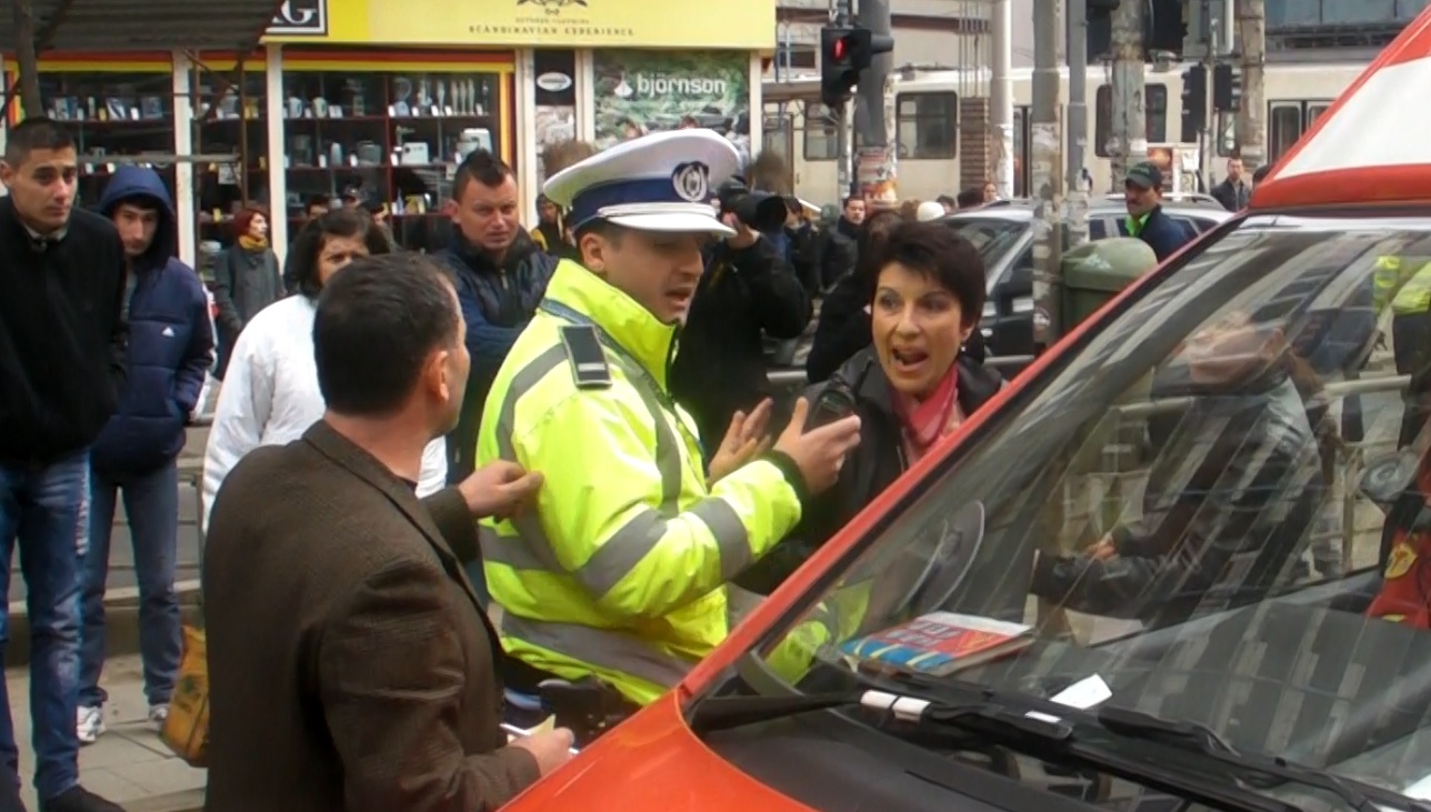 Accidentul a avut loc in zona Piata Victoriei