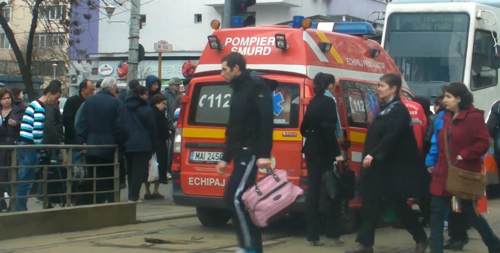 Accidentul a avut loc in zona Piata Victoriei