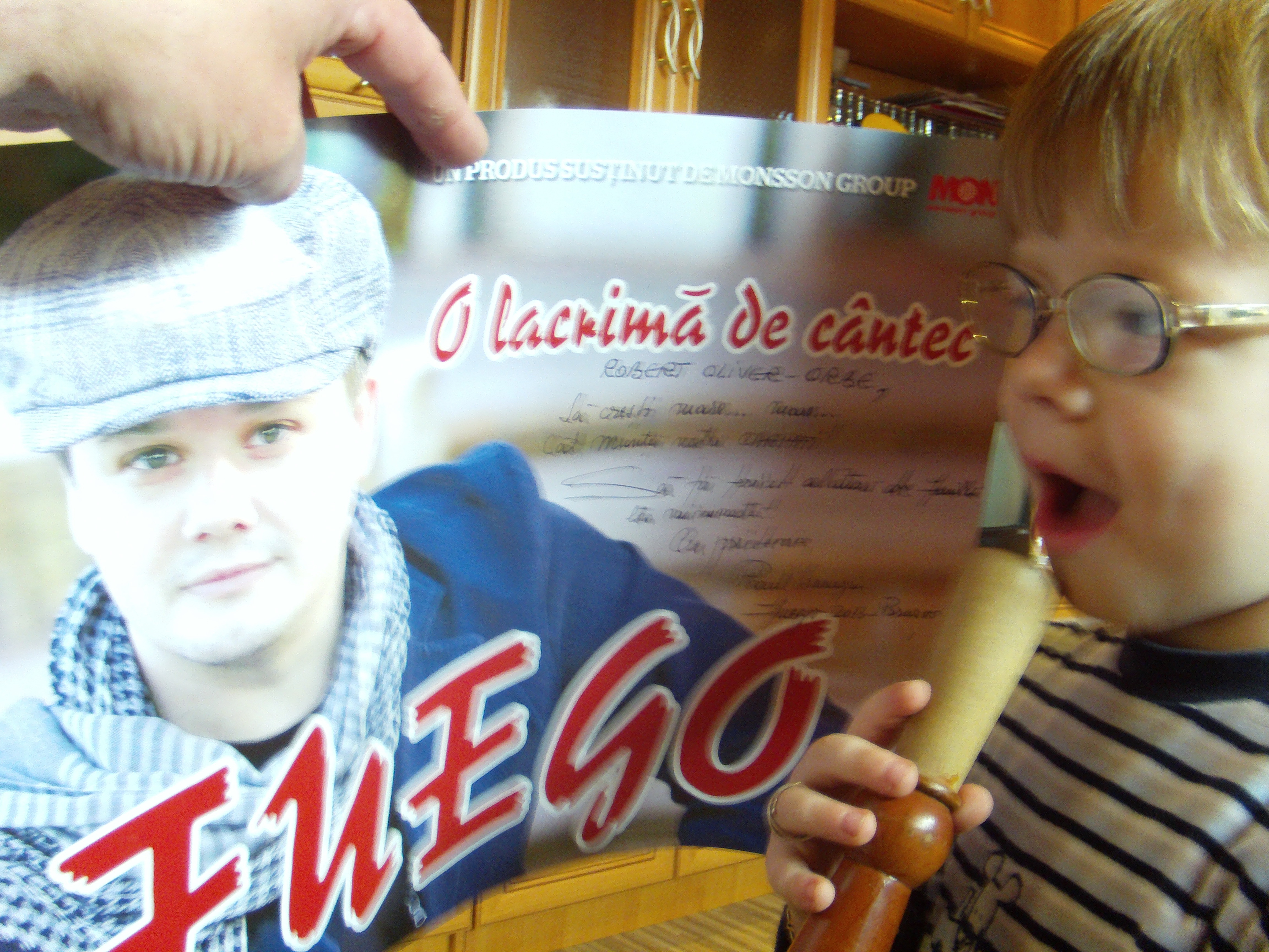 Robert este cel mai tanar fan Fuego